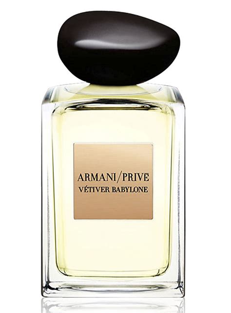 armani prive perfume vetiver babylone.